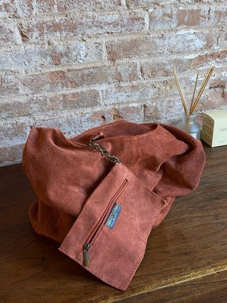 Bolso hobo 100% de cuero - nuevo y muy espacioso