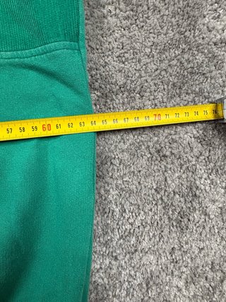 Felpa Vintage Y2K Verde con Logo Natura