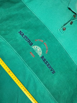 Felpa Vintage Y2K Verde con Logo Natura