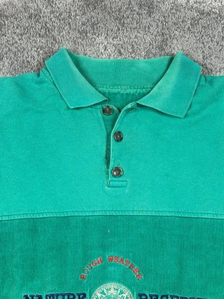 Felpa Vintage Y2K Verde con Logo Natura
