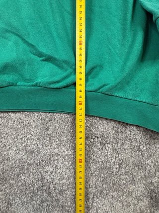 Felpa Vintage Y2K Verde con Logo Natura