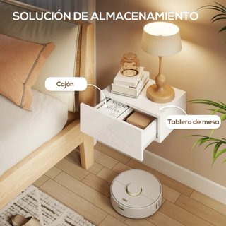 Juego 2 Mesitas Noche Flotantes Cajón