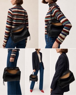 Bolso Amazona 180 grande piel ternera suave -20%!!