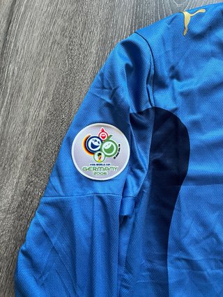 Camiseta Italia Retro Cannavaro Manga Larga