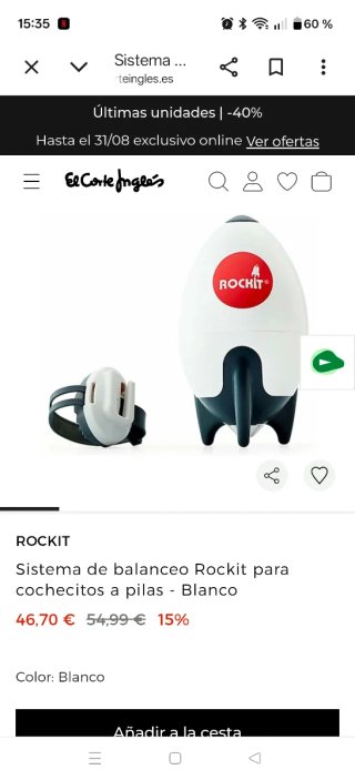 ROCKIT Mecedor Coche/Cuna