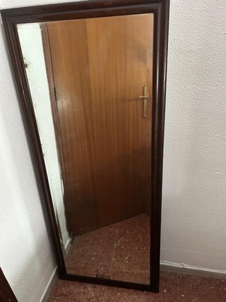 Espejo cuerpo entero madera clásico