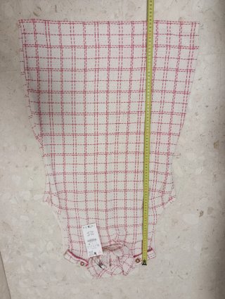 Vestido Zara Cuadros Rosa Talla XL