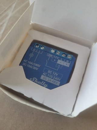Shelly Plus 1 Smart Switch Wi-Fi Bluetooth