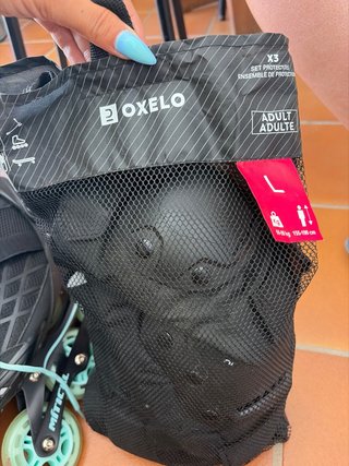 2 pares patines MTC + casco y protecciones