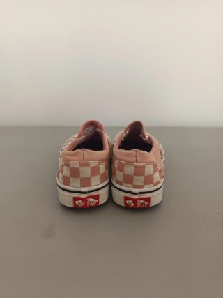 Zapatillas Vans Checkerboard Niña Rosa