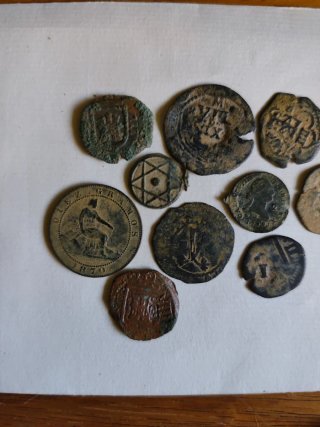 Lote 10 Monedas Españolas Antiguas