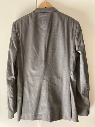 Chaqueta Americana Zara Talla 52 Gris