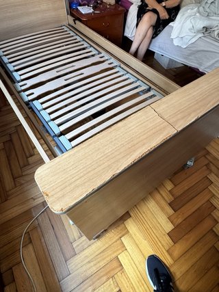 Cama articulada y colchón