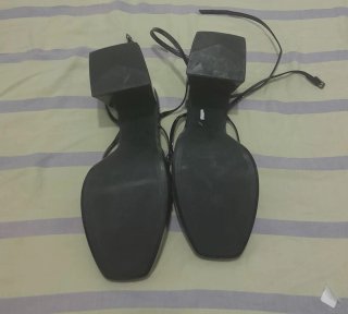 Sandalias plataforma Bershka negras