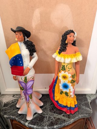 Artesanía Venezolana Figuras Mujer