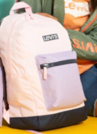 Mochila Levi's rosa y morada
