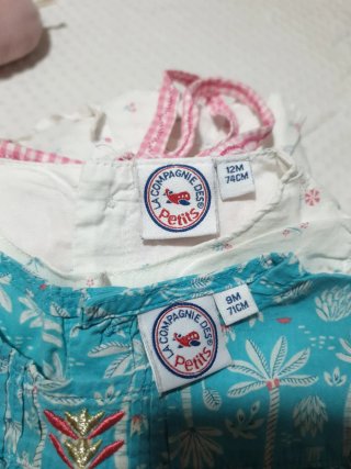 Lote Ropa Bebé Vestidos y Conjuntos