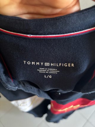 Polo Tommy Hilfiger color block L