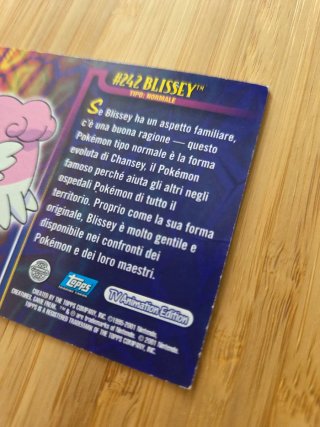 Carta Pokémon Topps #242 Blissey Olografica