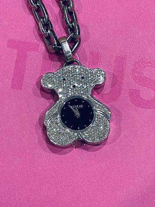 Collar colgante/reloj Tous diamantes