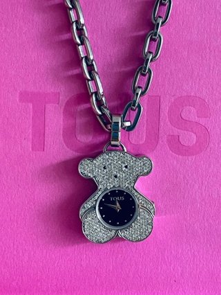 Collar colgante/reloj Tous diamantes