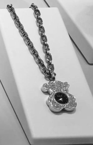 Collar colgante/reloj Tous diamantes