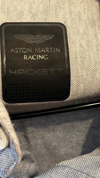 Camisa Hackett Aston Martin Racing Gris Talla L