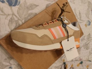 Zapatillas Pepe Jeans Kingston Beige/Naranja
