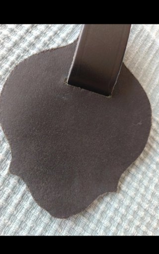 Porta grilletes de cuero