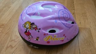 Casco de bici infantil rosa Princesas