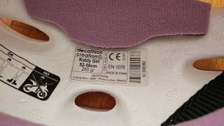 Casco de bici infantil rosa Princesas