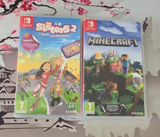 Pack Minecraft y Sisters 2 para switch