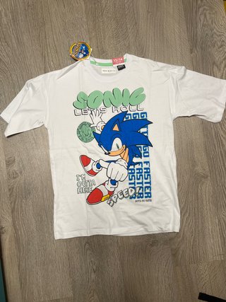 Camiseta Sonic Let's Roll Talla L