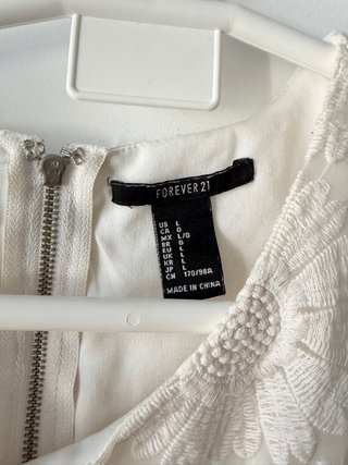 Top blanco floral