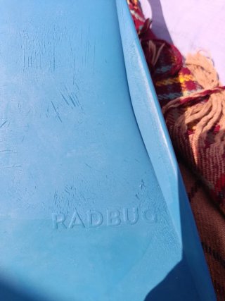 Aletas de buceo azules RADBUG