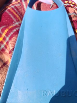 Aletas de buceo azules RADBUG