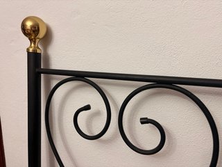 Cabezal de cama hierro forjado 135 cm