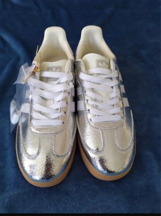 Adidas Samba OG Plata/Blanco Talla 38