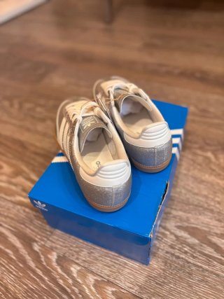 Adidas Samba OG Plata/Blanco Talla 39