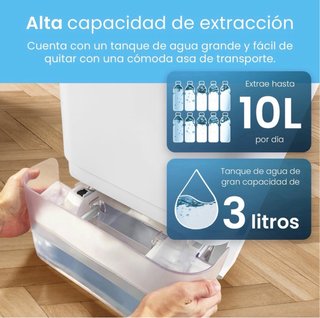 Deumidificatore Pro Breeze Deseccante 10L