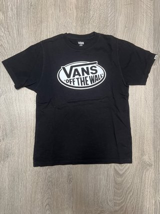 Camiseta Vans Off The Wall Negra Talla L
