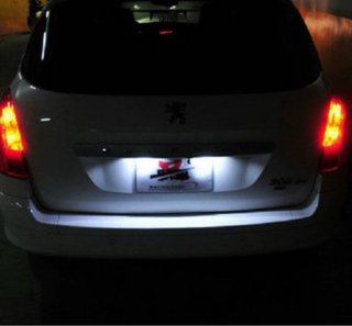 Luces LED Matrícula Citroën/Peugeot