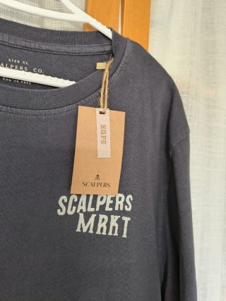 Camiseta Scalpers Hombre azul
