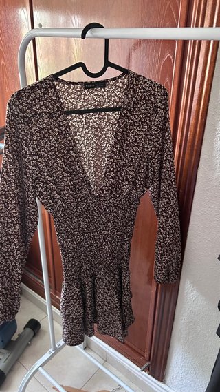 Vestido Shein floral manga larga