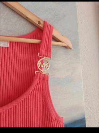 Vestido Michael Kors Talla M Naranja