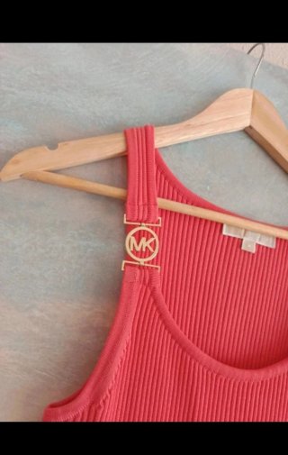 Vestido Michael Kors Talla M Naranja
