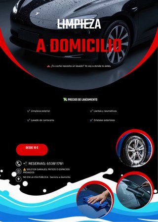LIMPIEZA EXTERIOR DE COCHES A DOMICILIO DESDE 10€