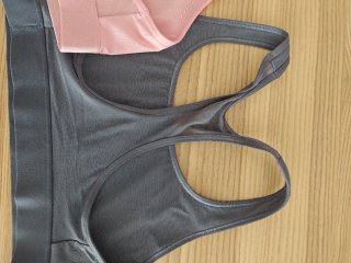 Tops deportivos Victoria's Secret (Rosa y gris)