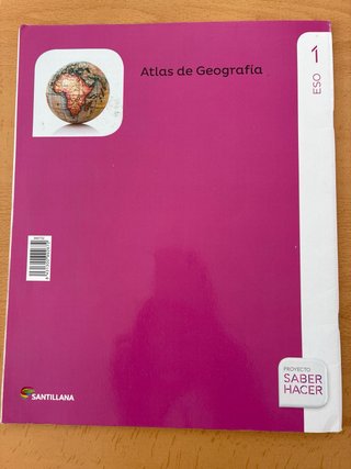 Libro de geografía e historia + Atlas 1 ESO