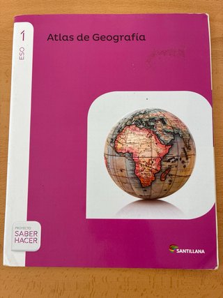 Libro de geografía e historia + Atlas 1 ESO